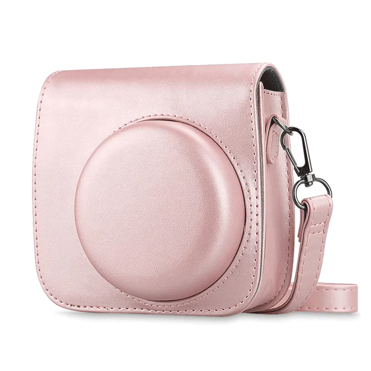 Классическая винтажная сумка для мгновенной печати с логотипом на заказ, Набор чехлов для мини-камеры Fujifilm с регулируемым ремешком для переноски