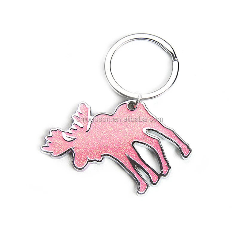 Arctic Circle Animals Moose Elk Souvenir Keyring Finland Canada Moose Bottle Opener Keychain Gift
