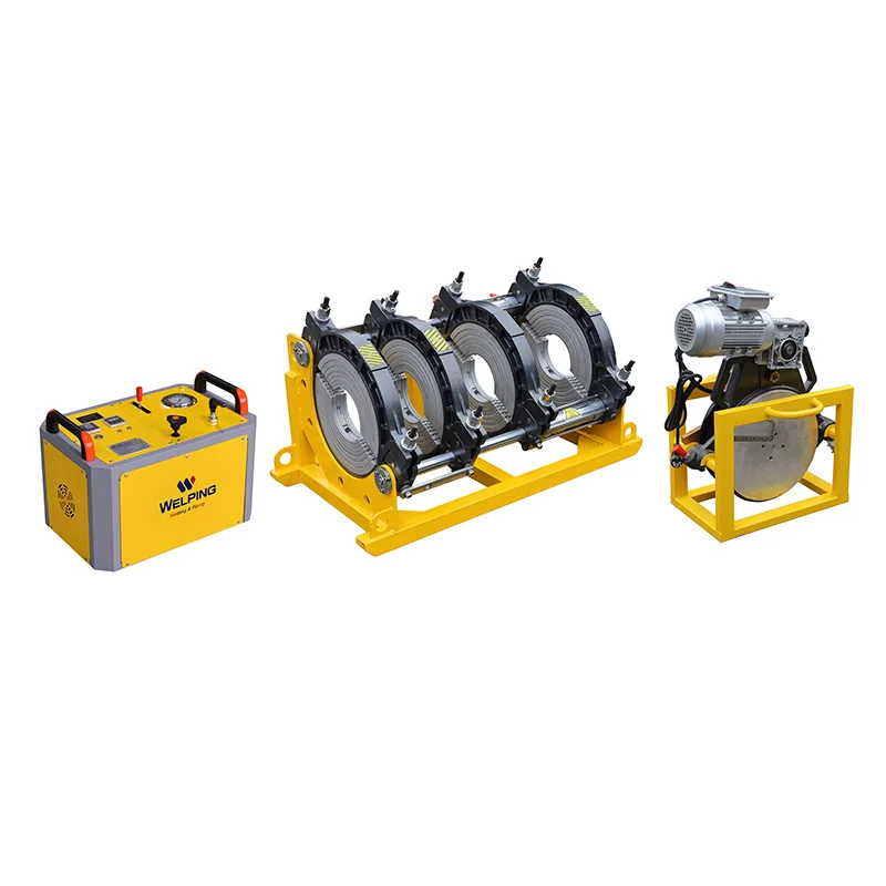 WP355A hdpe plastic hydraulic semi-automatic butt welding machine for gas pipeline