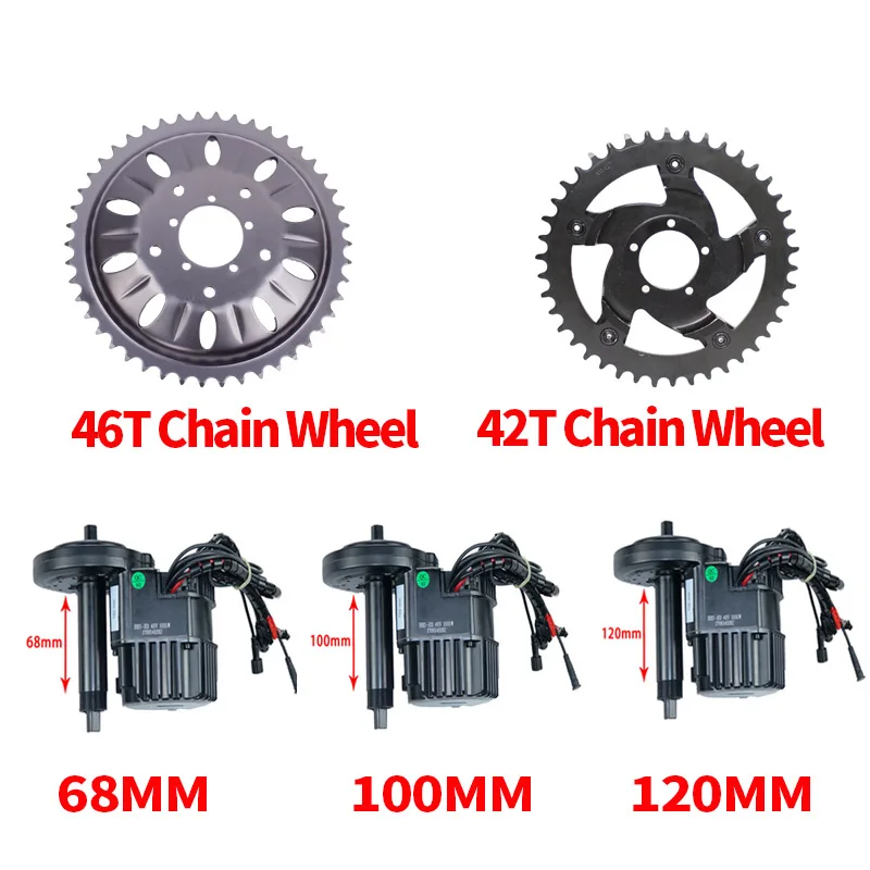 
Bafang BBSHD BBS03B BBS03 8fun 48V 1000W Mid Drive Motor Electric Bike Conversion Kit 