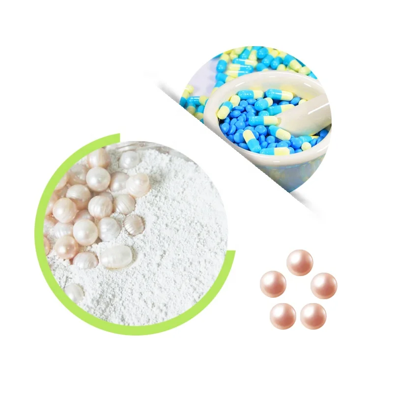 
GMP manufacture natural edible pearl powder 