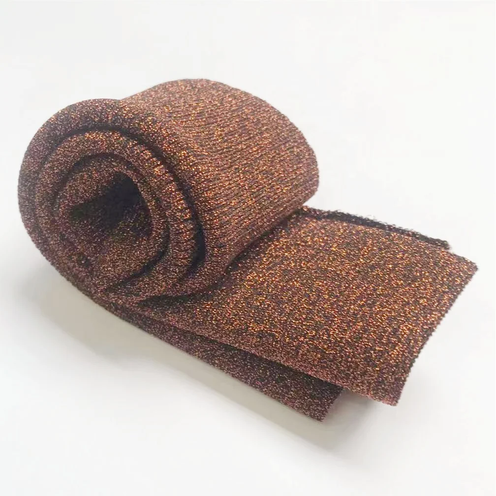 Экологичная полиэфирная трикотажная отделка для воротника манжеты