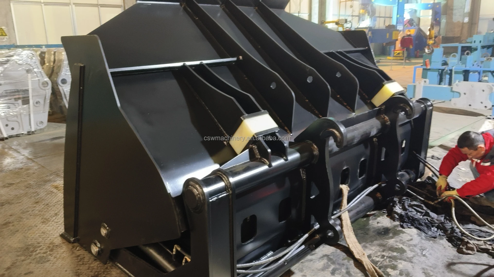 Wheel loader high tip bucket large capacity high dump bucket for wheel loaders WA480 CAT966 CAT972 JCB 457 Volvo L120 L150 L180