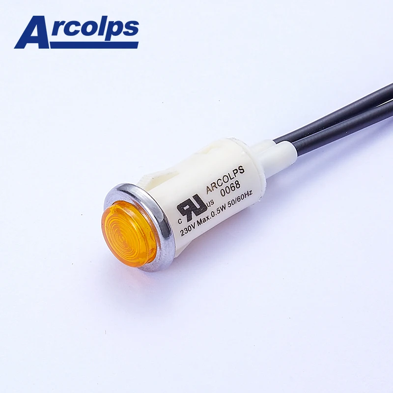 Hot Sale Waterproof Metal 12v/24v/110v/220v Led Indicator Pilot Light