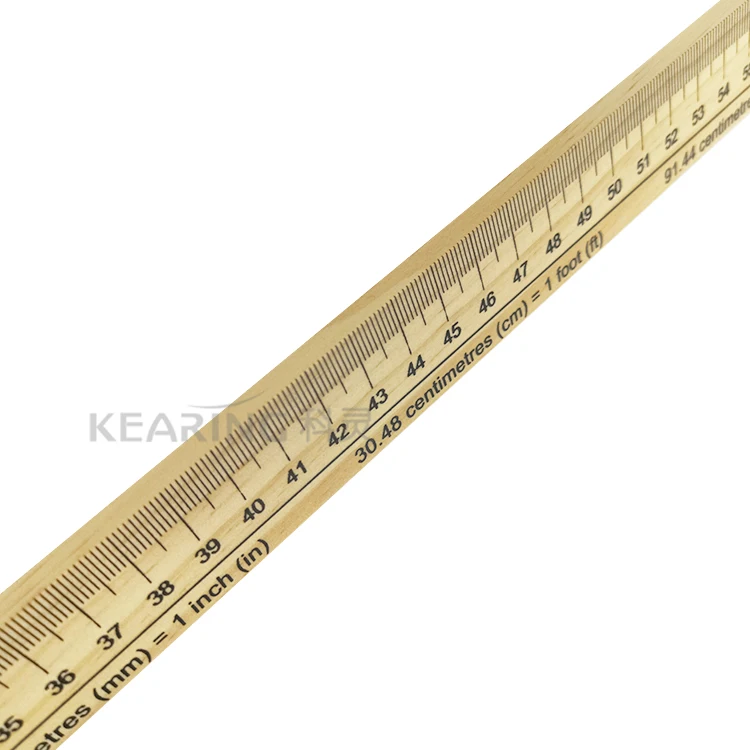 
Kearings New High Quality Russia Pine Wood 1M Long Metric & Imperial Wood Ruler for Fashion Designers Dressmaking #7001 