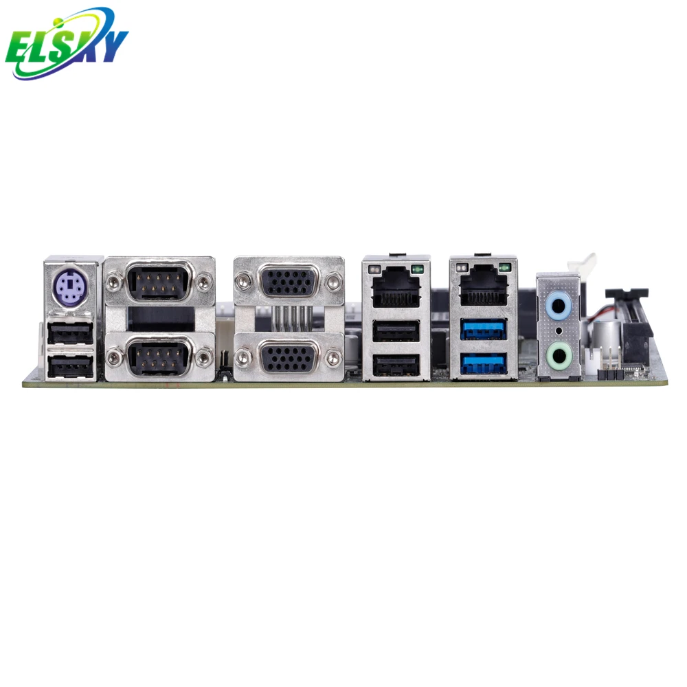 ELSKY NEW design H81 Quad Core3.4GHz x86 Haswell LGA1150 Socket Dual DDR3 16GB Dual VGA mini pc with PCI-E3.0 x16 slot ATX Power