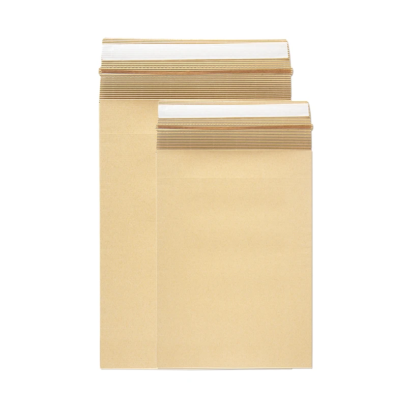 factory direct sale Kraft Cardboard Paper Envelope  Corrugated Paper Cushion Bag Corrugated Paper Envelopes