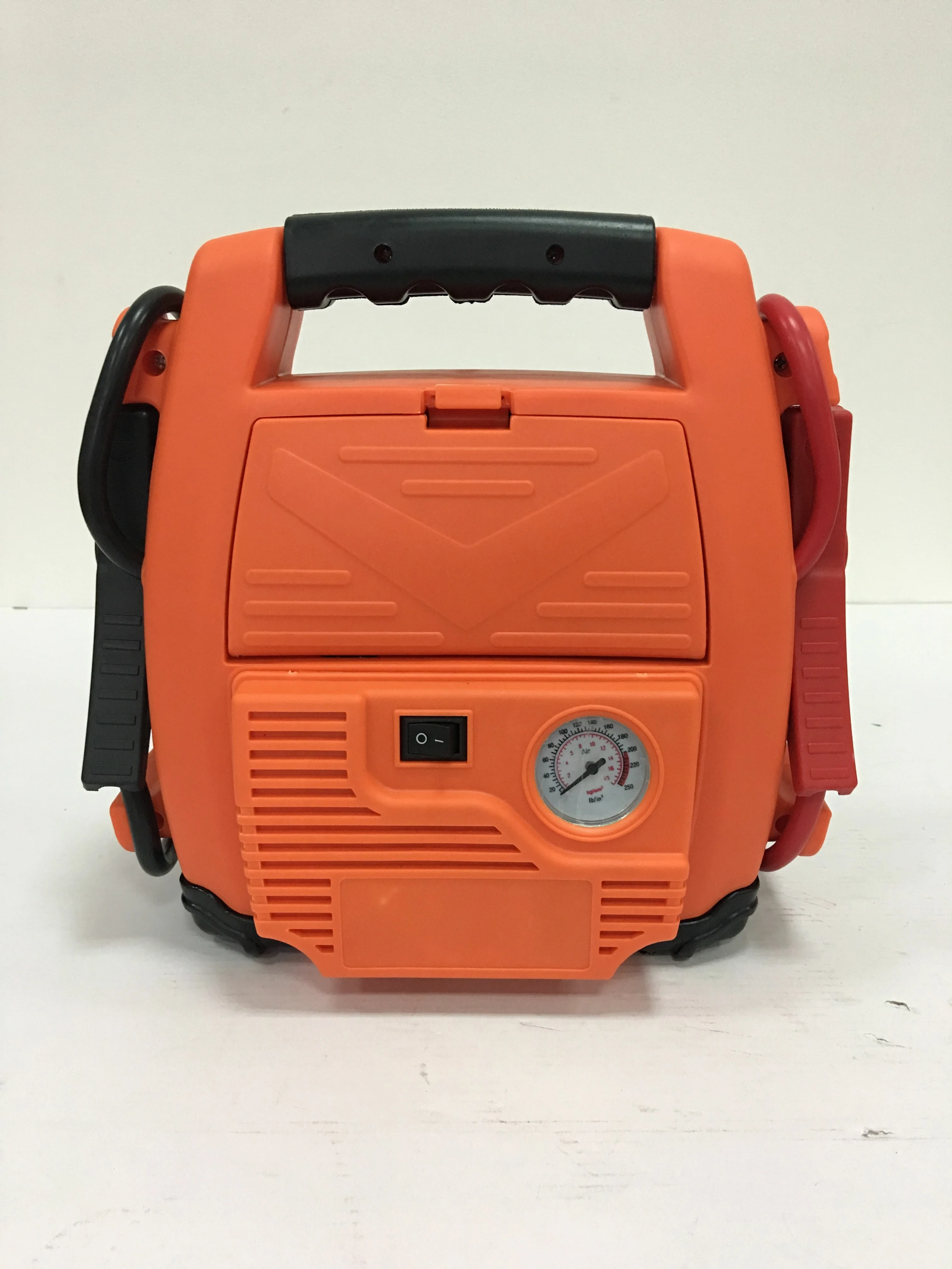 12V  smart car jump starter power station with air compressor and usb emergency booster