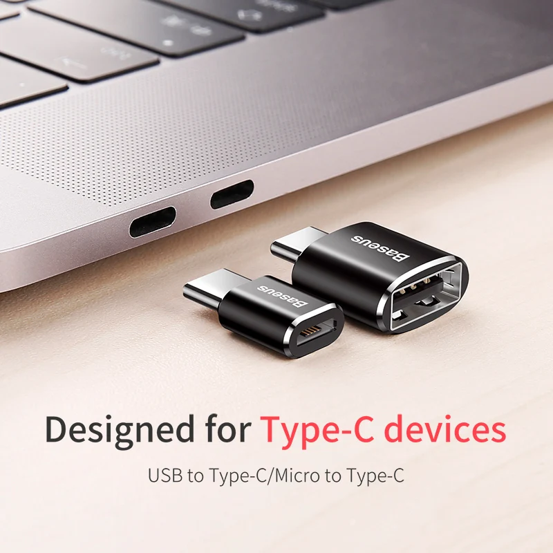 Переходник Baseu.s OTG USB мама-Type C