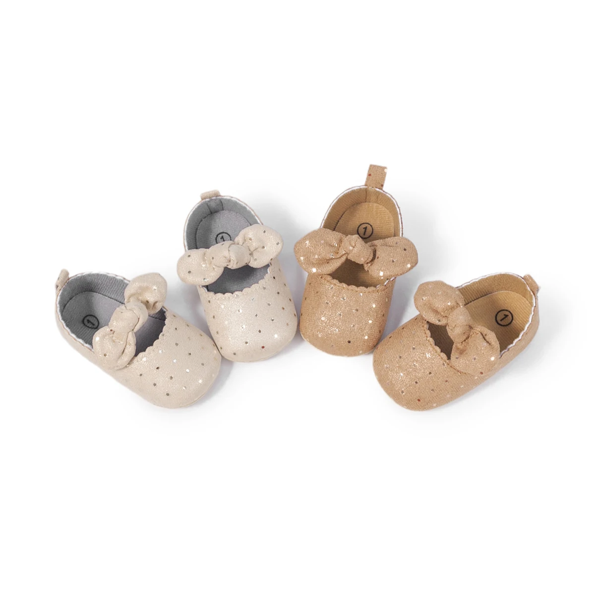 Hot Sale Bow Princess Shoes Baby Dress Shoes Light Weight Anti-slip Sole Newborn Baby Dresses Shoes