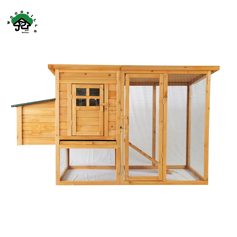 Cheap Pet Product Outdoor Chicken Cage Wooden Chicken Coop with chicken nesting boxes