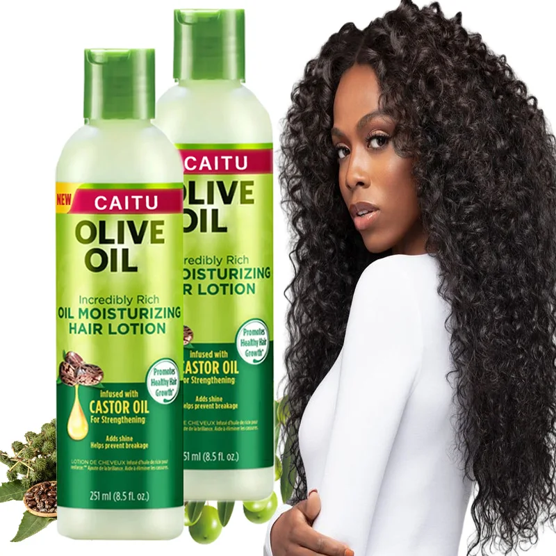 Anti-dandruff Aloe Vera moisturizing Restore olive oil hair products wholesale for dry curly hair