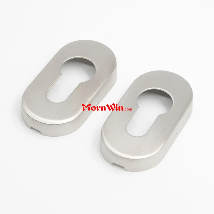 Popular Satin Stainless steel 304 Oval Shape Cylinder  key escutcheon