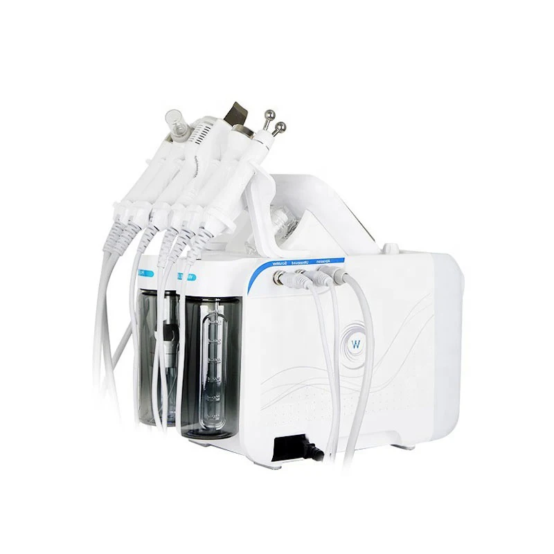 2024 New Arrival 6 IN 1 Oxygen H2o2 Small Bubble RF Deep Clean Micro Dermabrasion Wrinkle Remover Facial Machine
