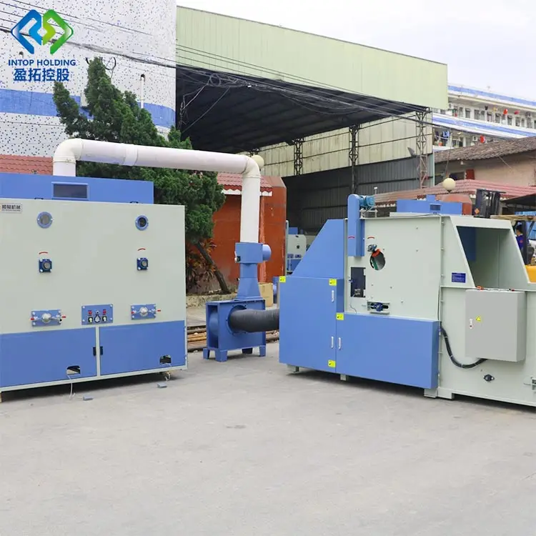 Factory Direct Sale Silicone Sewing Plu Tic Price Polyester Fibre Cotton Carding Tokaysmachinery Fiber Opening Machine