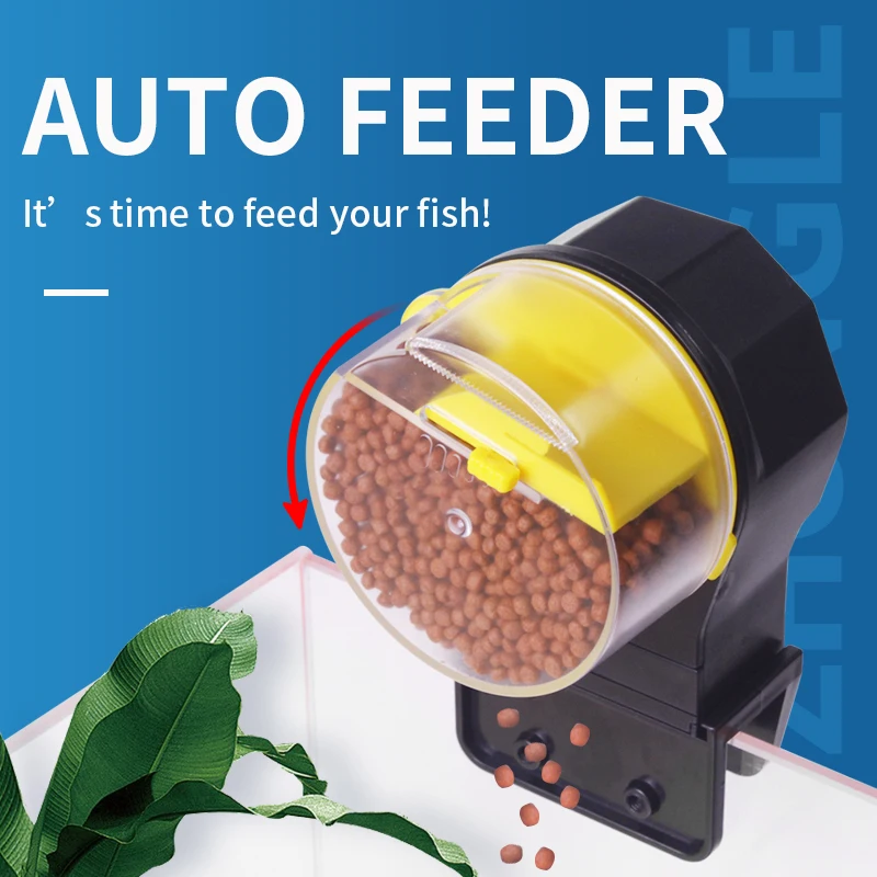Automatic Fish Feeder Koi auto feeder pond for Aquarium Fish Tank