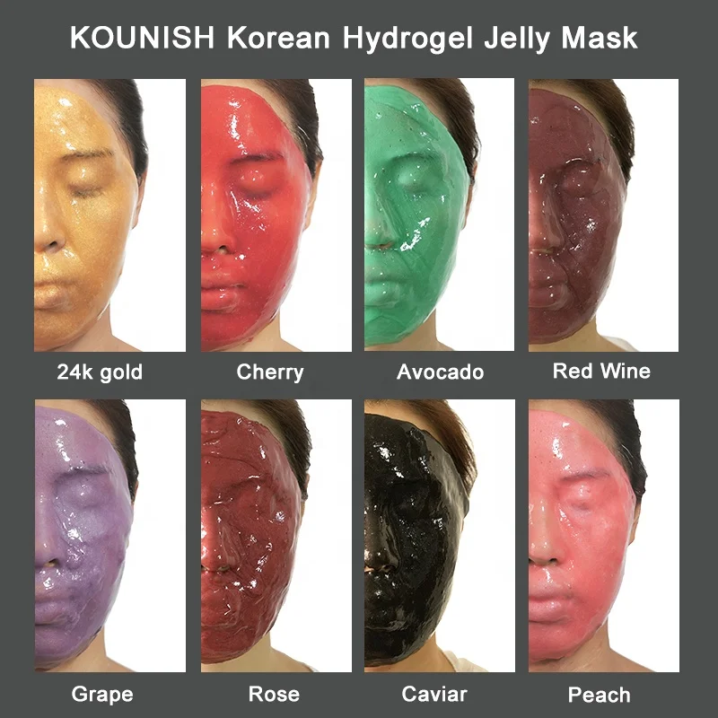 KOUNISH Korean Best SPA Facial Jelly Mask Anti-aging Korean Skincare Beauty Peach Face Hydrogel Gel Mask