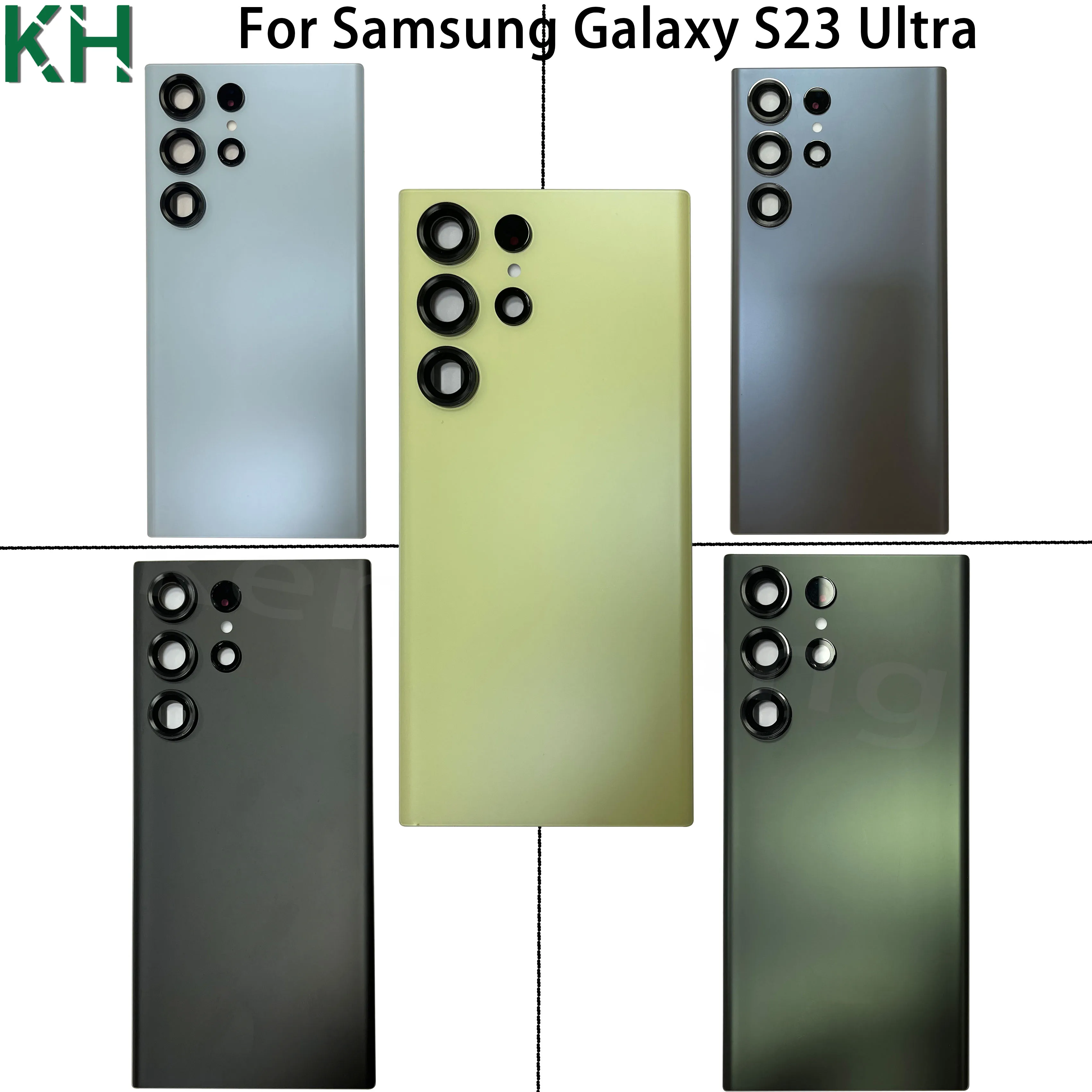 Задняя крышка корпуса средняя рамка запасные части для Samsung Galaxy S23 ультра аккумулятора с