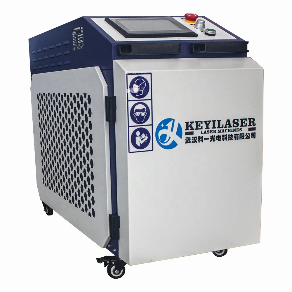 Портативный портативный мини-1500 Вт 2000 система водяного охлаждения Волоконно-Лазерная очистка сварочная машина для резки 3 в 1 с проводным питателем