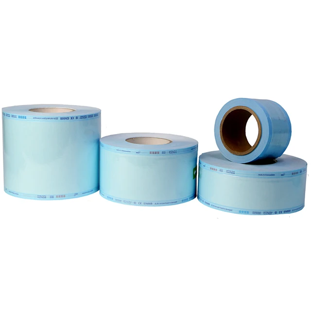 Medical packaging Heat Sealable Sterilization Paper Rolls