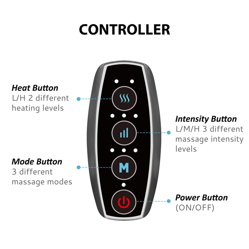 
Comfier Cordless Air Compression Foot and Leg Massager 