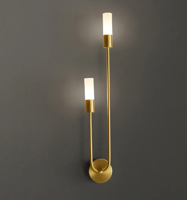 nordic style two head converse gold pendant wall light G9 LAMP*2 led wall lights for home