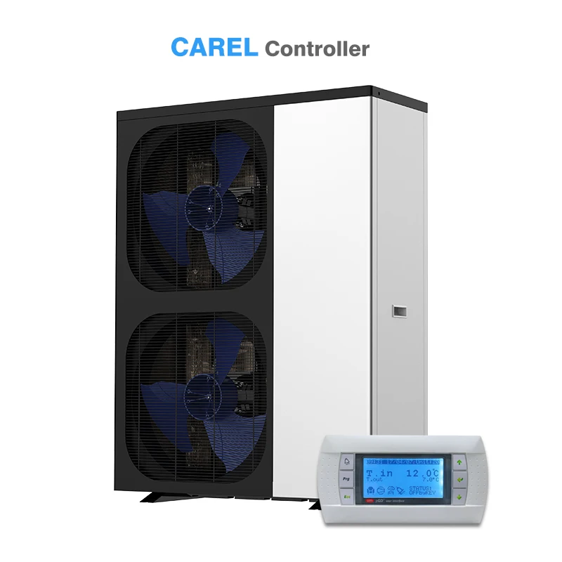 High COP monoblock r32 full inverter air water heat pump air source heat pump system 16kw