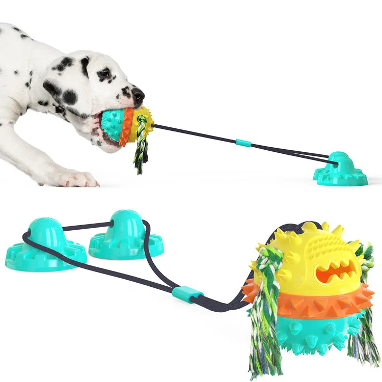 
Wholesale customize Amazon products rubber pet toy interactive pet toys set 