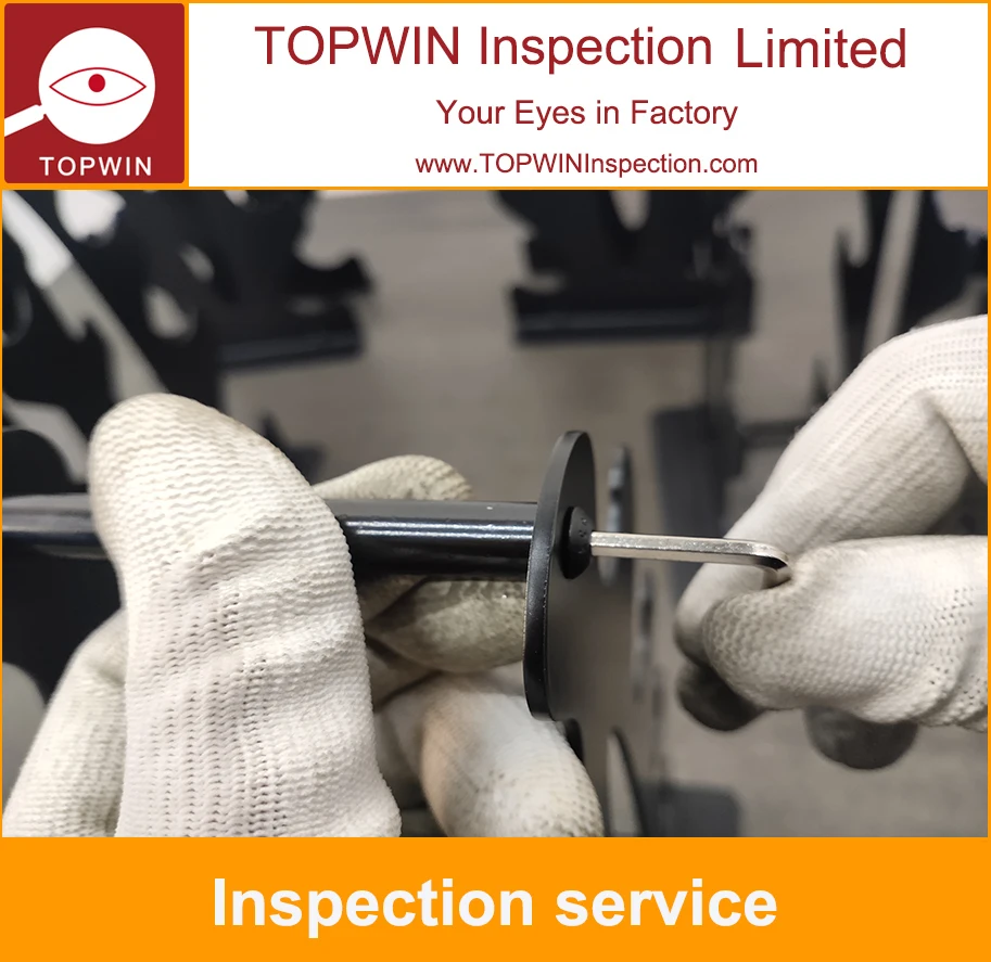 Third party quality inspection services / Compact Steel Dumbbell Rack Inspection Service