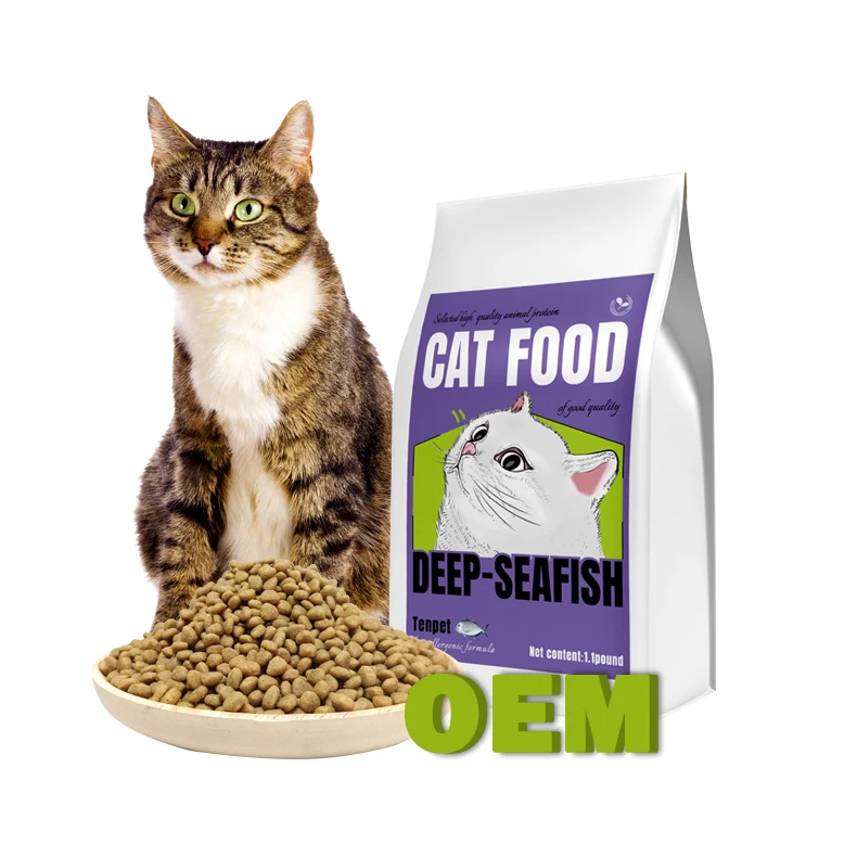 Wholesale High Quality Natural Dry Cat Food Delicious Bulk Pet Food 500g Weight Cat Food