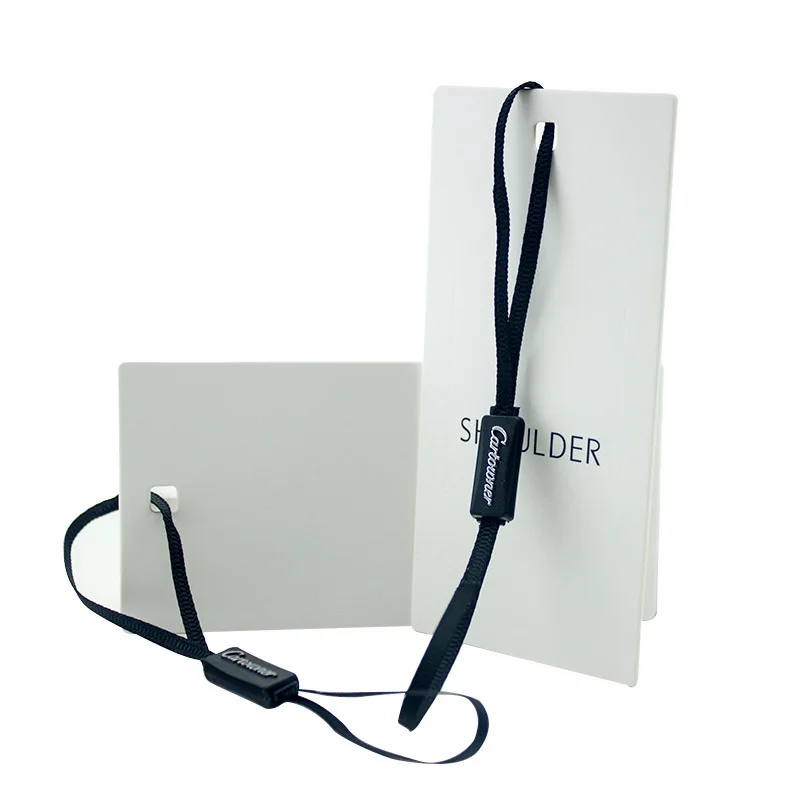 Ярлык для одежды с принтом на заказ ярлык белая карточка