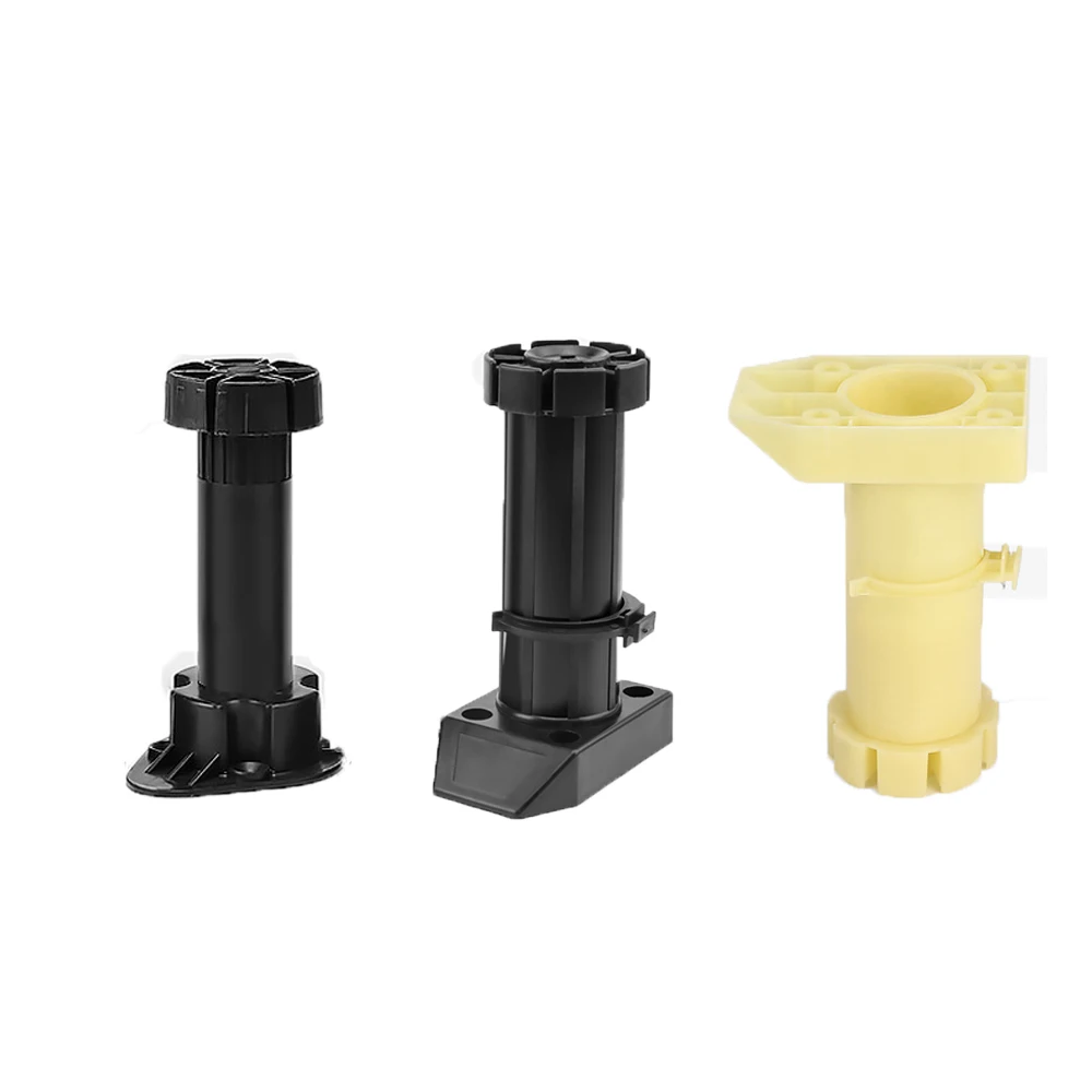 Ebest Furniture Legs Height Adjustable Cabinet Feet Floor Leveling Leg 80/120/150mm for Cupboard DIY Kitchen Heighten Foot