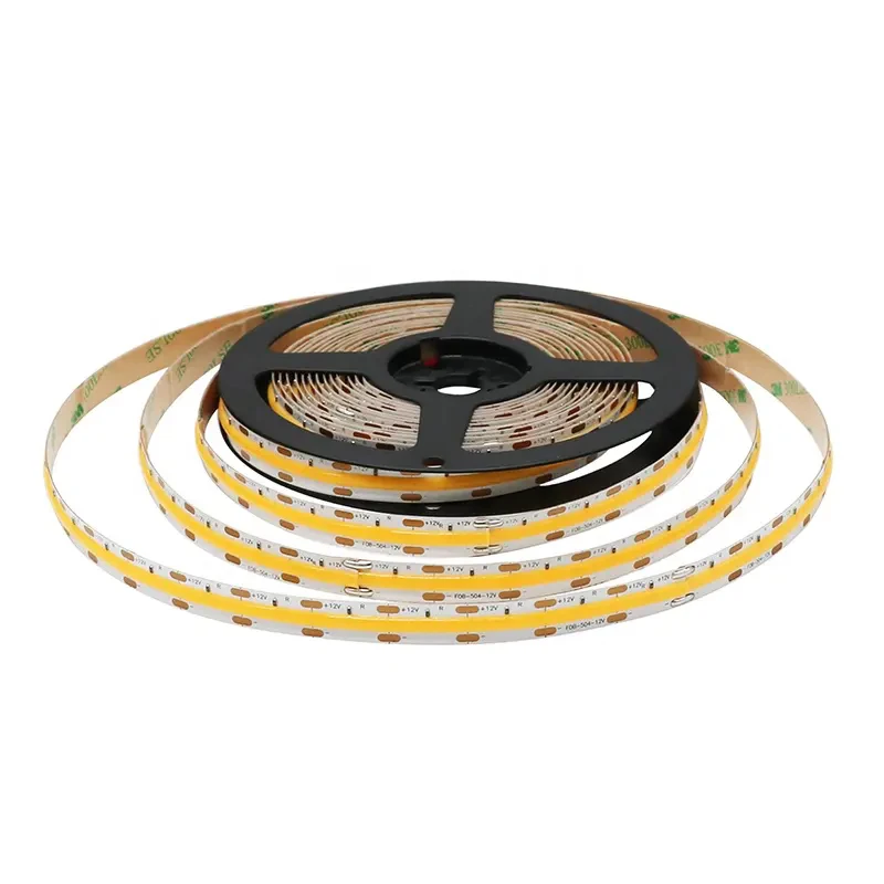 Tunable White 2700K-6500K cob 14W/m 608 leds/M FPC Width 10mm DC 24V LED Flexible Strip