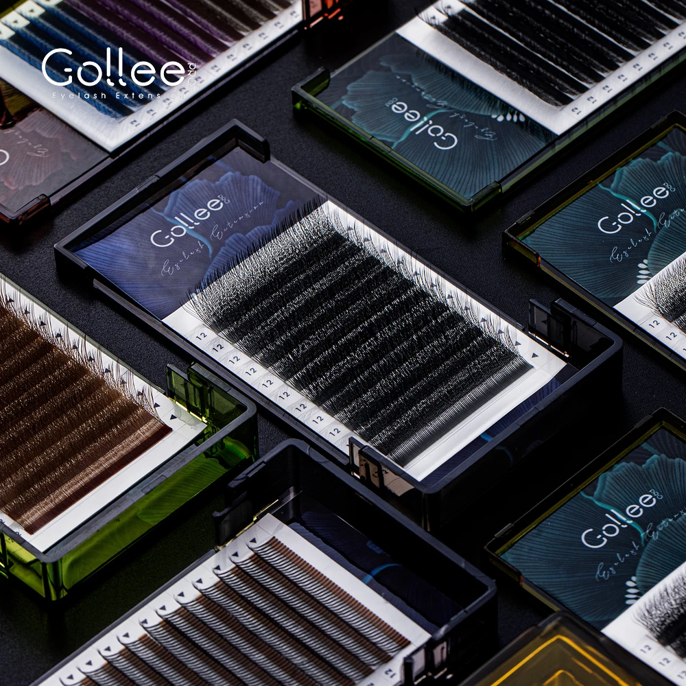 Gollee W Shape Auto Fans Eyelash Extensions Y W C D 0.05 Tryphena eyelash Mega Volume Yy Eyelash Extensions