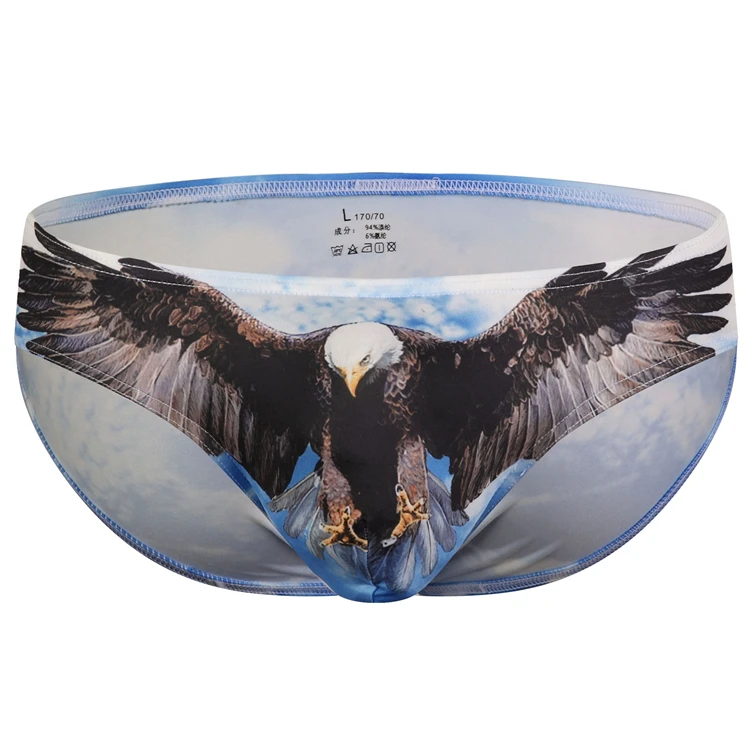 design your own logo pattern european man thong fashion show underwear boxer briefs men