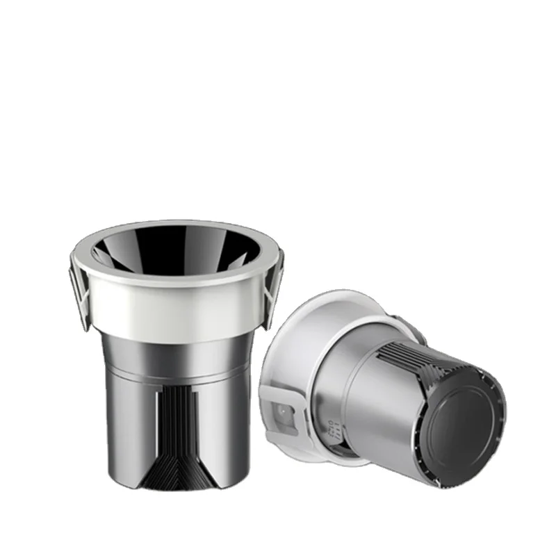 High CRI round Cob LED Downlight Hotels 7W 12W 20W Ceiling Lighting 55mm 75mm 95mm Cut Recessed Aluminum Lamp Body Living Room