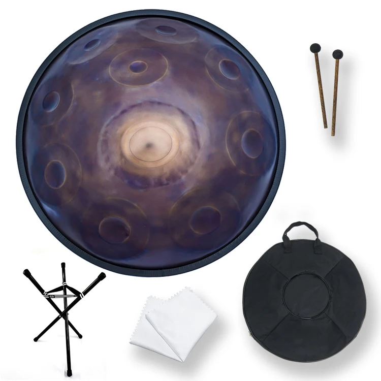 TAK Galaxy Mini 10 Notes D Minor Hand Pan Drum Hangdrum Professional Musical Drums Nitriding Treatment Handpan