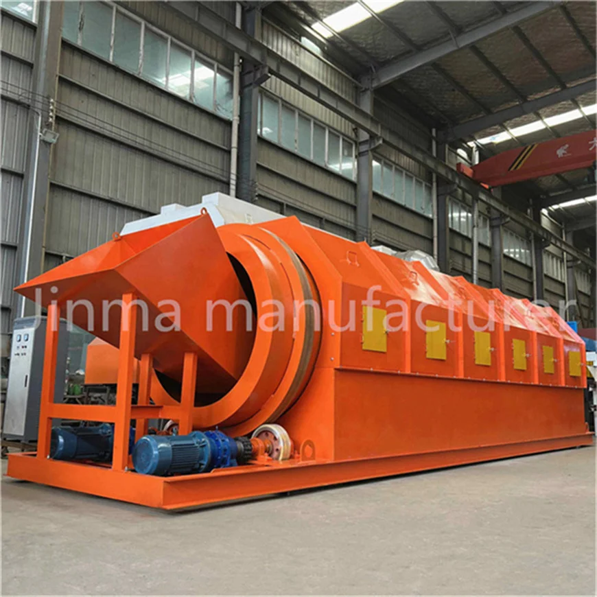 garbage processing machine trommel screen for municipal solid waste household waste treatment machine