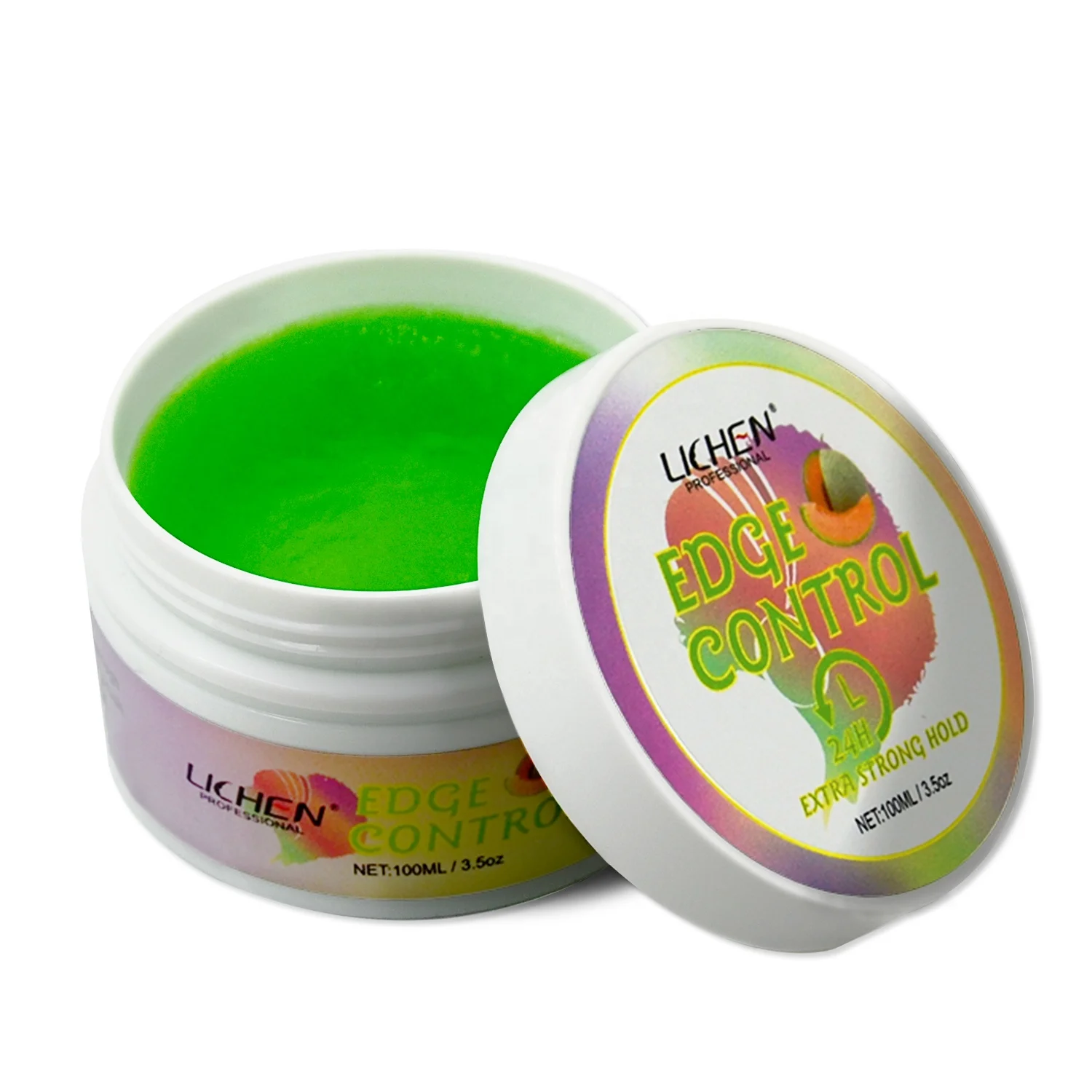 4c hair gel edge control 24 Hour long lasting edge tamer No Flaking or White