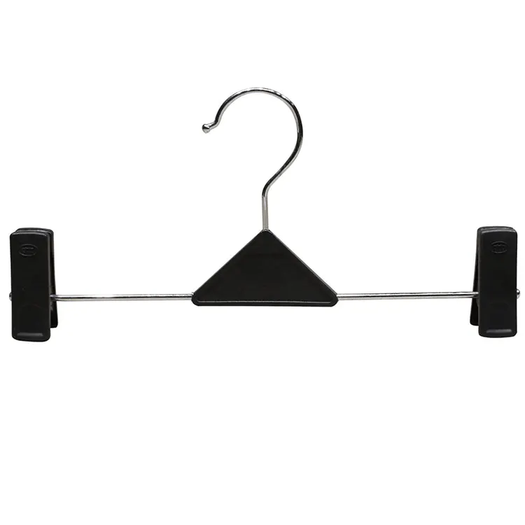 Cheap wholesale plastic pants custom coat hook laundry non slip clothes suit dress shirt metal hangers clip space saving plastic
