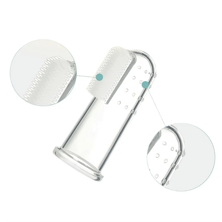 
Eco Friendly Baby Training Toothbrush Set Finger Toothbrush For Baby 