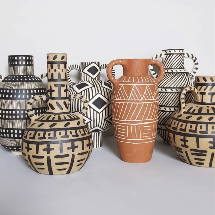 Индивидуальная креативная элегантная Свадебная ваза, домашний декор, Цветочная ваза с узором