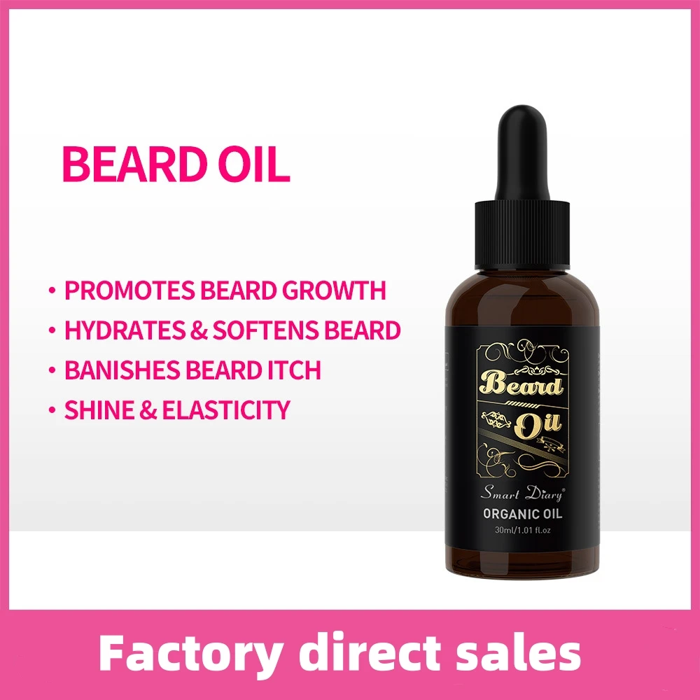 Beard Growth Essential Oil Beard Care Essential Growth Liquid Nourishing Soft Bright and Strong Beard Oil