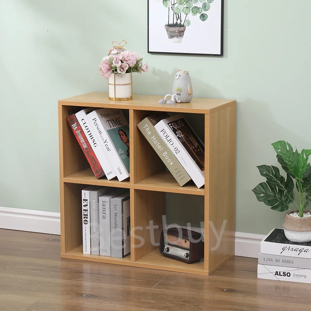 Wooden Wall Shelf Home Decoration modern design wood living room decorative storage book shelf bookcase