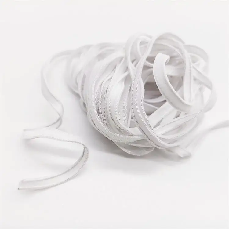 Shower Cap Elastic Tape Medical Hat Elastic Band Flat Elastic Threads Band For Non-woven fabric Clip cap
