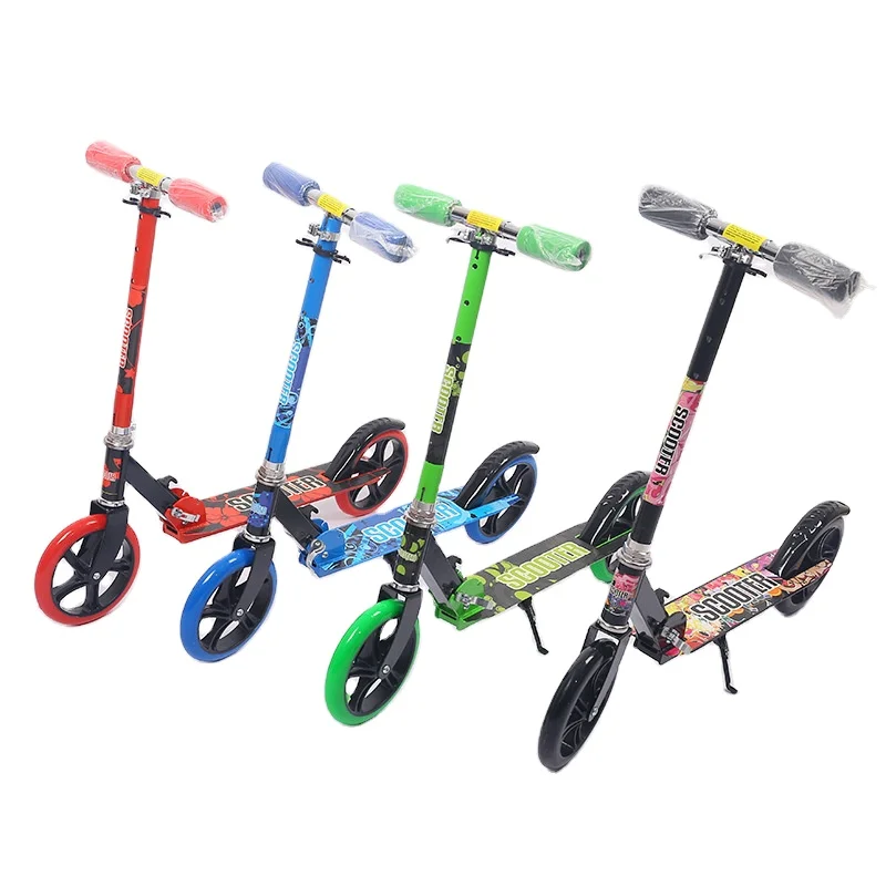 2021 hot sell folding adjustable height cheap 3 wheels spray electric scooter for kid kick toddler scooter rocket for children