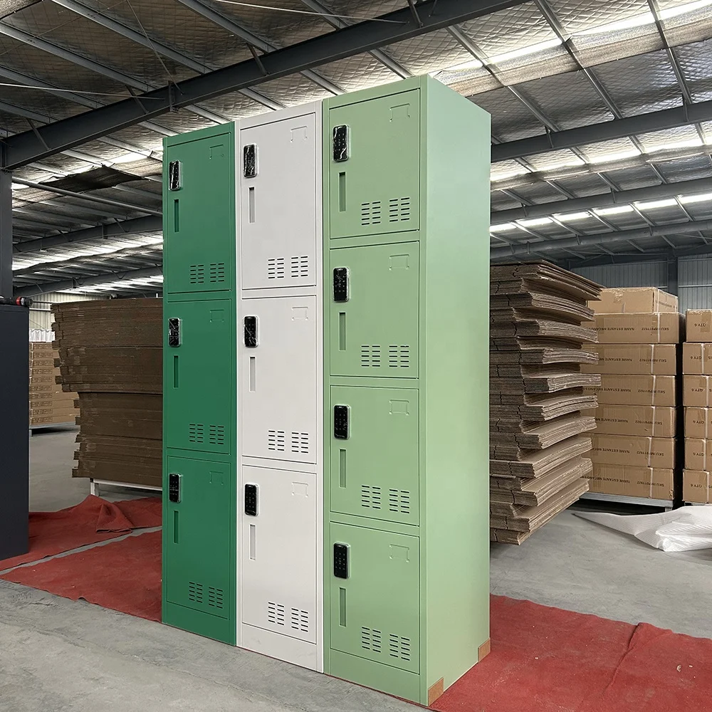 Steel locker Cabinet digital locker password locker  with  4 doors