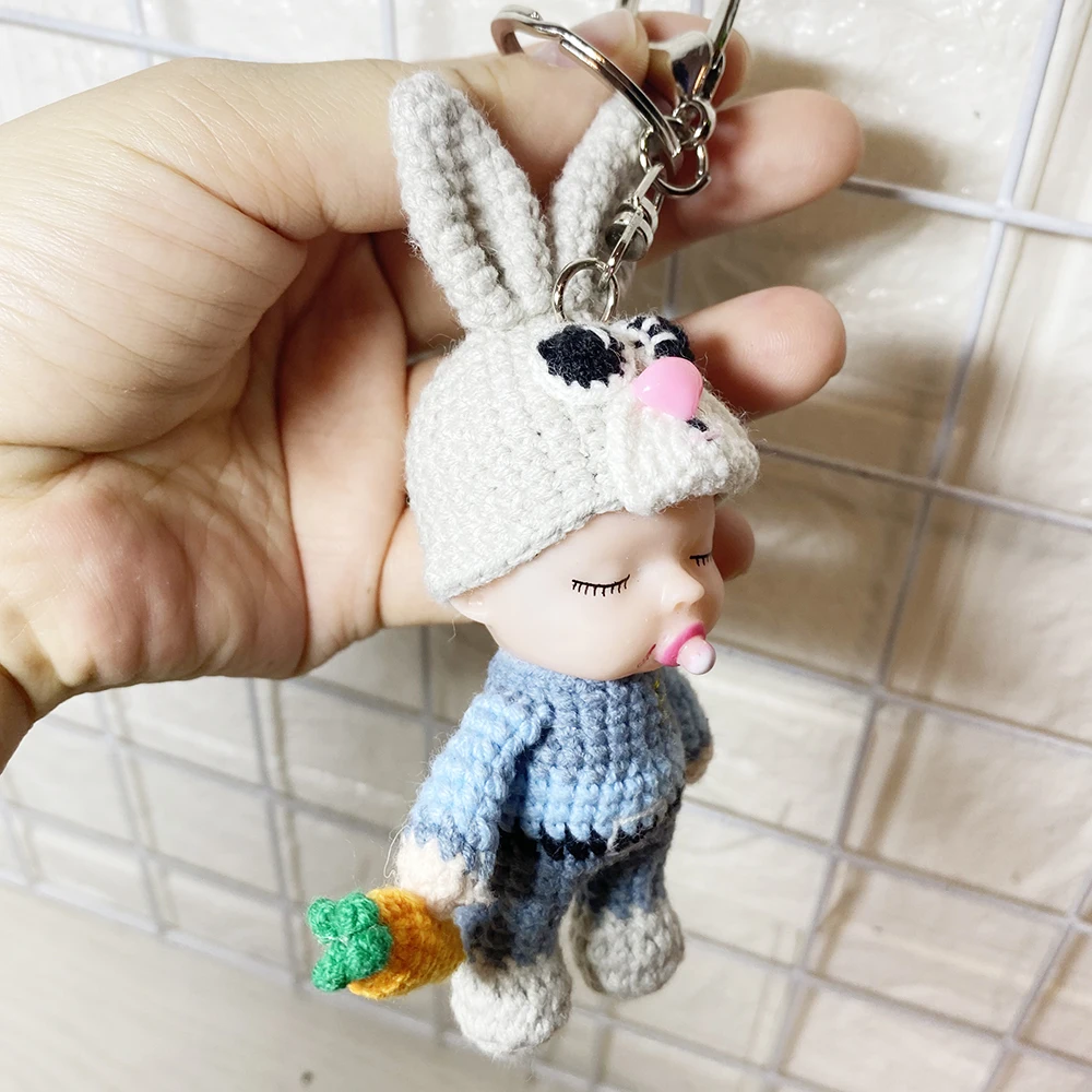 Изготовленная на заказ Детская кукла amigurumi милая вязаная ручной работы для подарков