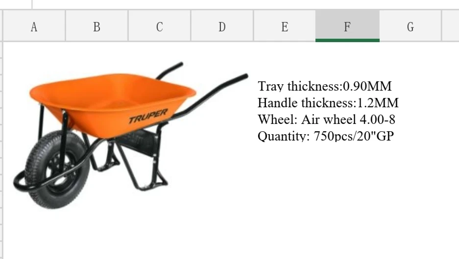 bolivia market wheel barrow wb7403R