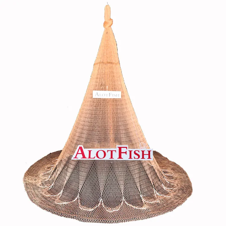 Japanese Style Bottom Pocket Fishing Cast Net Multifilament Casting Net
